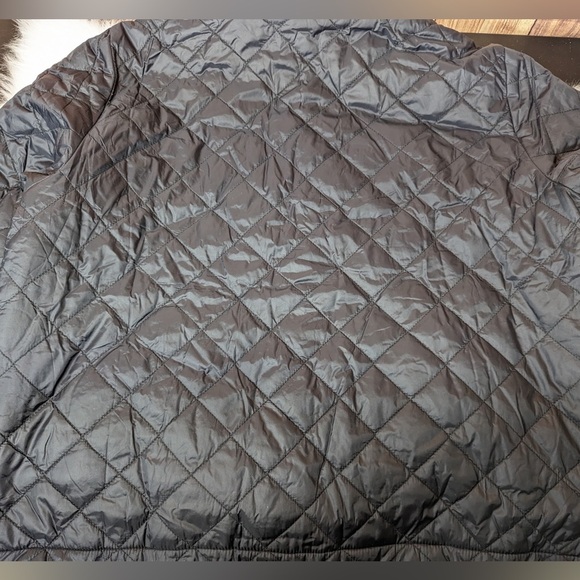 Eileen Fisher Eggshell Recycled Nylon Reversible Jacket Size XL Black Color NWOT - Picture 7 of 8